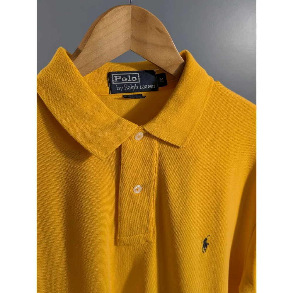 Polo by Ralph Lauren Golden Yellow Polo Short Sleeve Shirt Size Medium